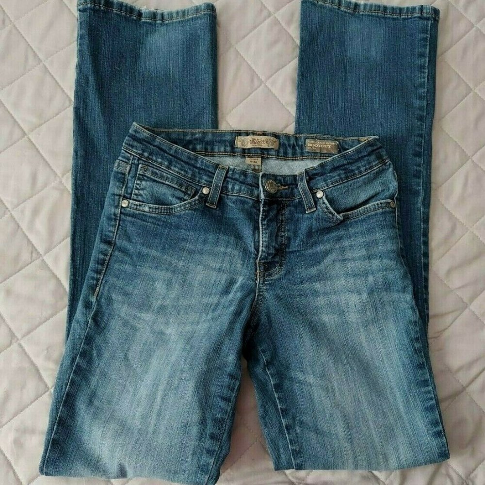 Women's Junior Nine West Vintage America Jeans Mid-Rise Boot Cut size 2/26